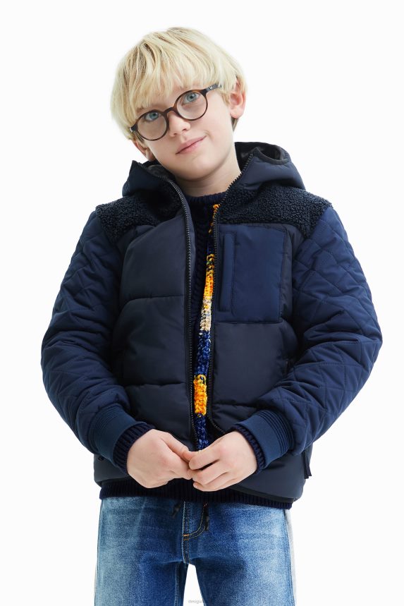 Boy DesigualPadded hooded jacket Clothing 68X2401870
