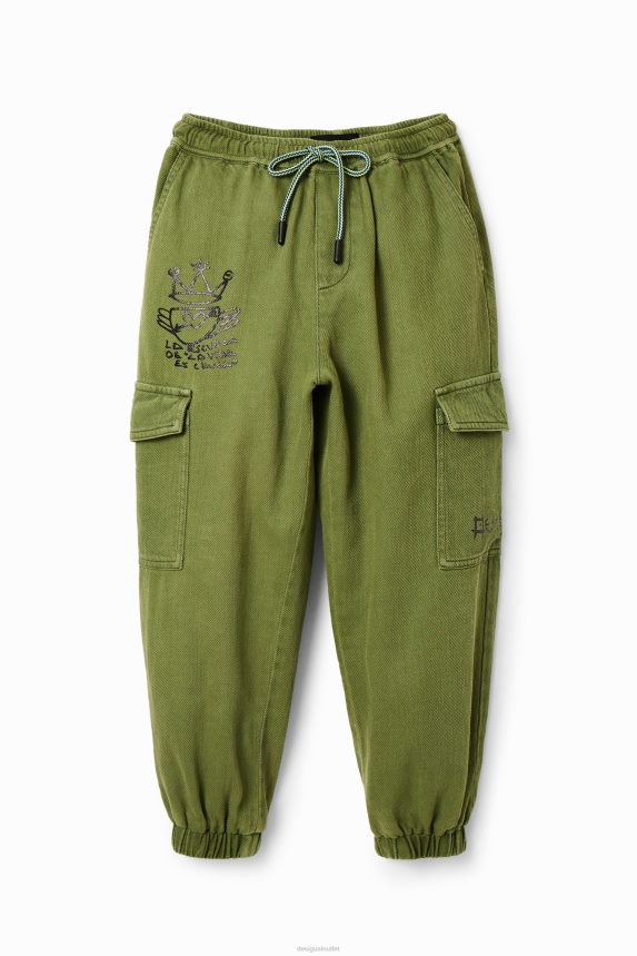 Boy DesigualCargo pocket trousers Clothing 68X2401784