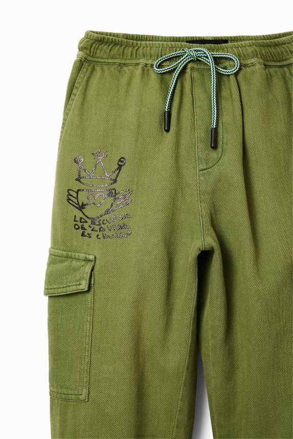 Boy DesigualCargo pocket trousers Clothing 68X2401784