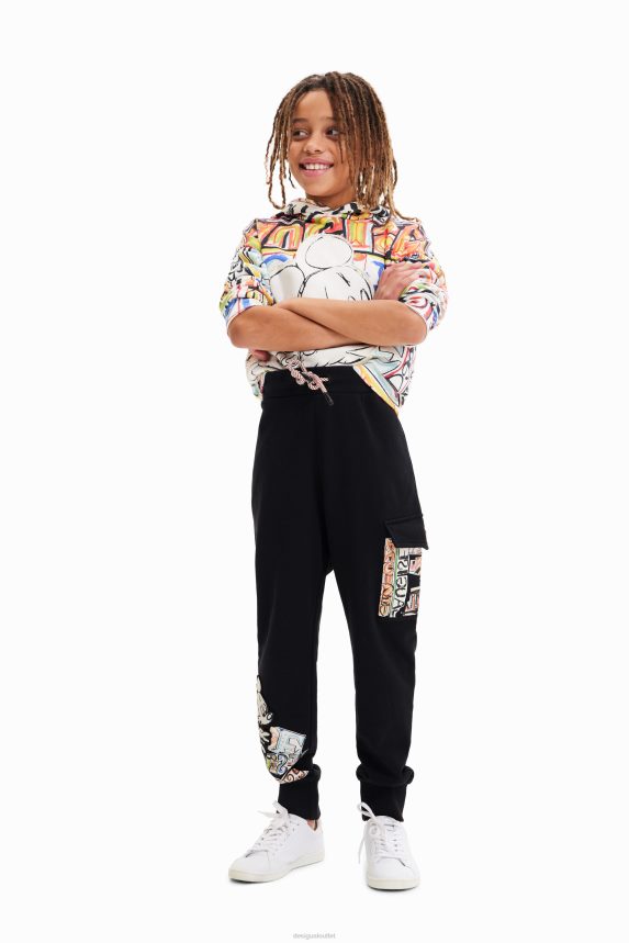 Boy DesigualDisney's Mickey Mouse joggers Clothing 68X2401883