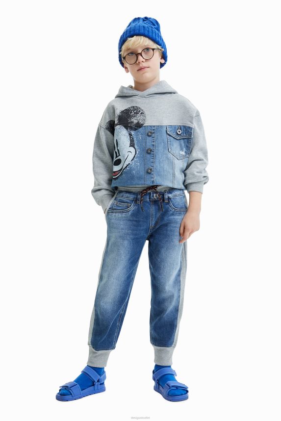 Boy DesigualHybrid denim jogger trousers Clothing 68X2401779