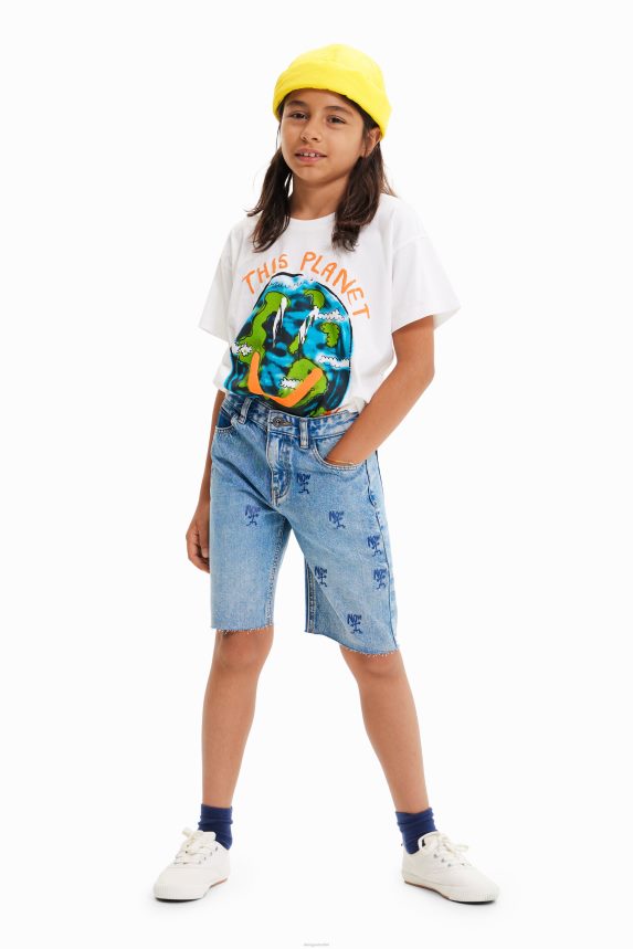 Boy DesigualNow denim Bermuda shorts Clothing 68X2401863