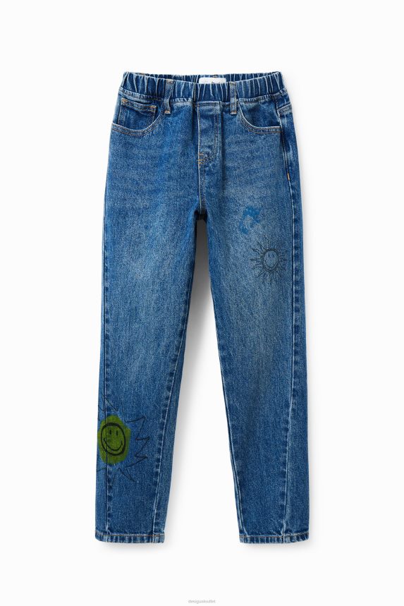 Boy DesigualSmiley Jeans Clothing 68X2401848