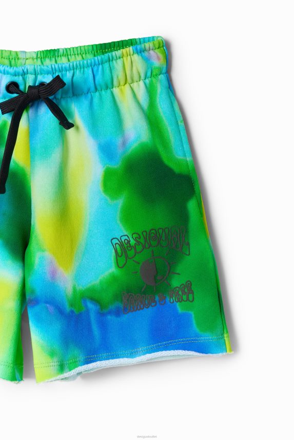 Boy DesigualWatercolour jogger Bermuda shorts Clothing 68X2401743