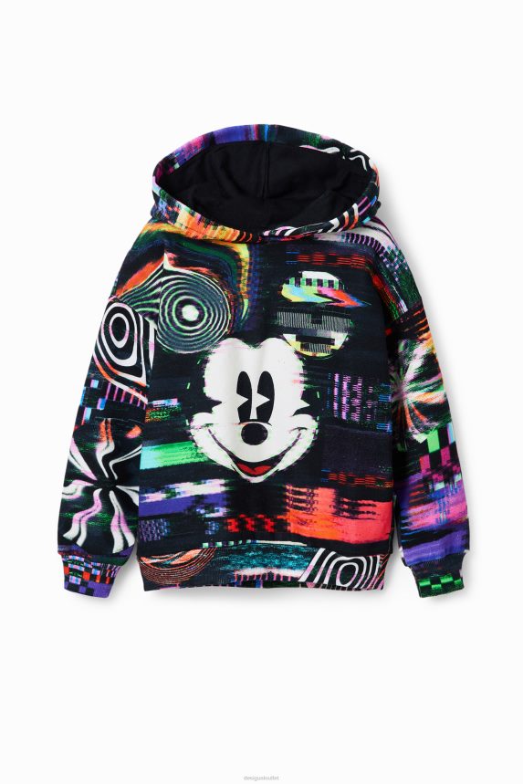 Boy DesigualMickey Mouse glitch hoodie Clothing 68X2401700