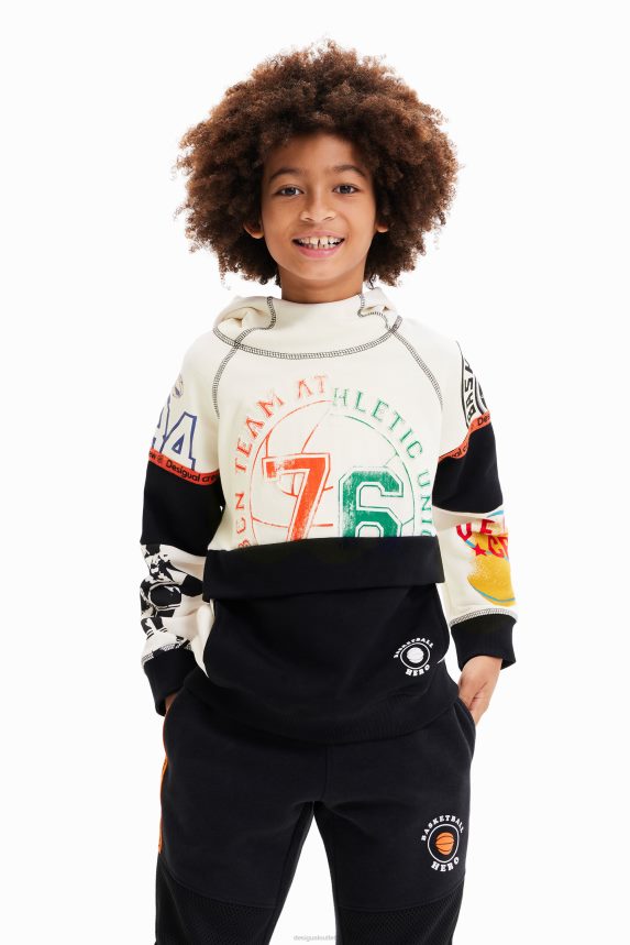 Boy DesigualPatchwork sport sweatshirt Clothing 68X2401701
