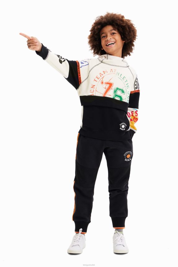 Boy DesigualPatchwork sport sweatshirt Clothing 68X2401701