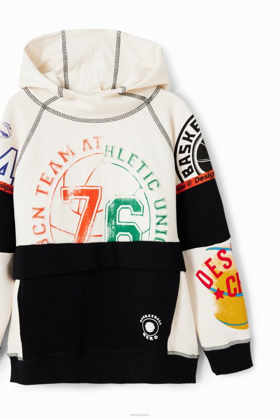 Boy DesigualPatchwork sport sweatshirt Clothing 68X2401701