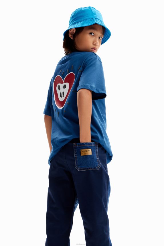 Boy DesigualArty heart T-shirt Clothing 68X2401725