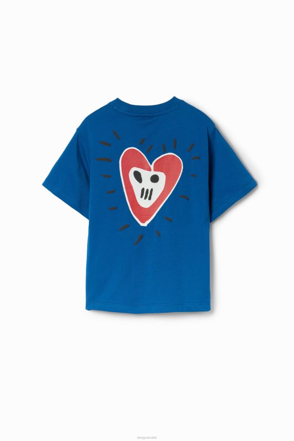 Boy DesigualArty heart T-shirt Clothing 68X2401725