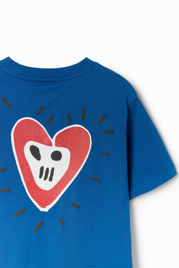 Boy DesigualArty heart T-shirt Clothing 68X2401725
