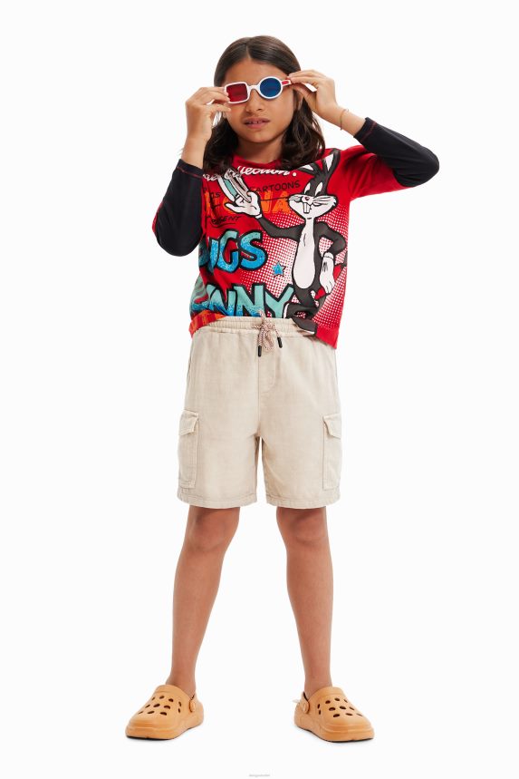 Boy DesigualBugs Bunny double-sleeve T-shirt Clothing 68X2401796