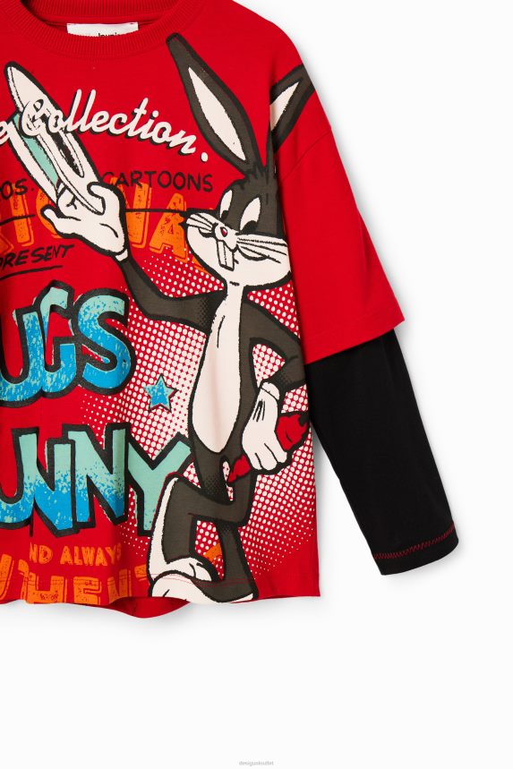 Boy DesigualBugs Bunny double-sleeve T-shirt Clothing 68X2401796