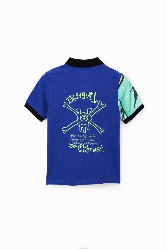 Boy DesigualGraffiti short-sleeve polo shirt Clothing 68X2401823