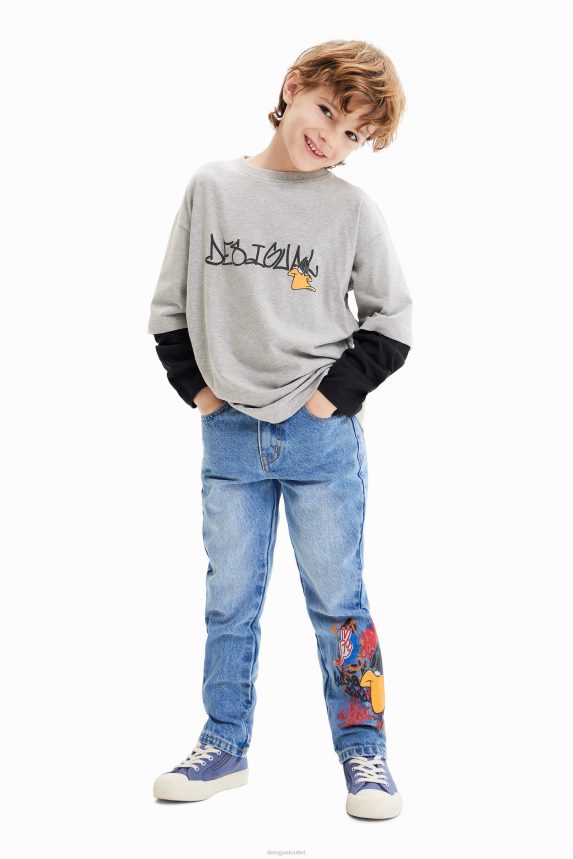 Boy DesigualLooney Tunes double-sleeve T-shirt Clothing 68X2401741