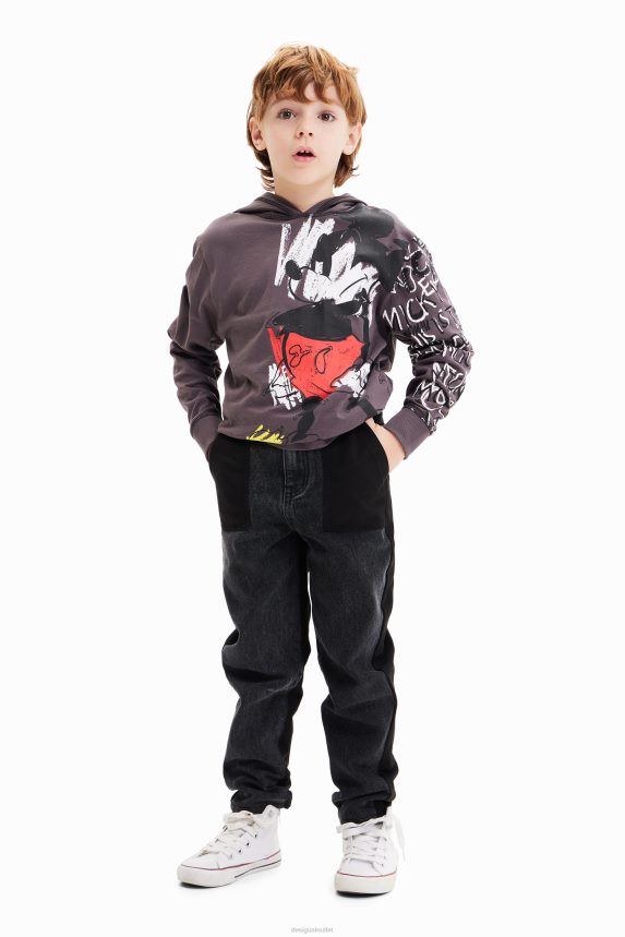 Boy DesigualMickey Mouse hooded T-shirt Clothing 68X2401753