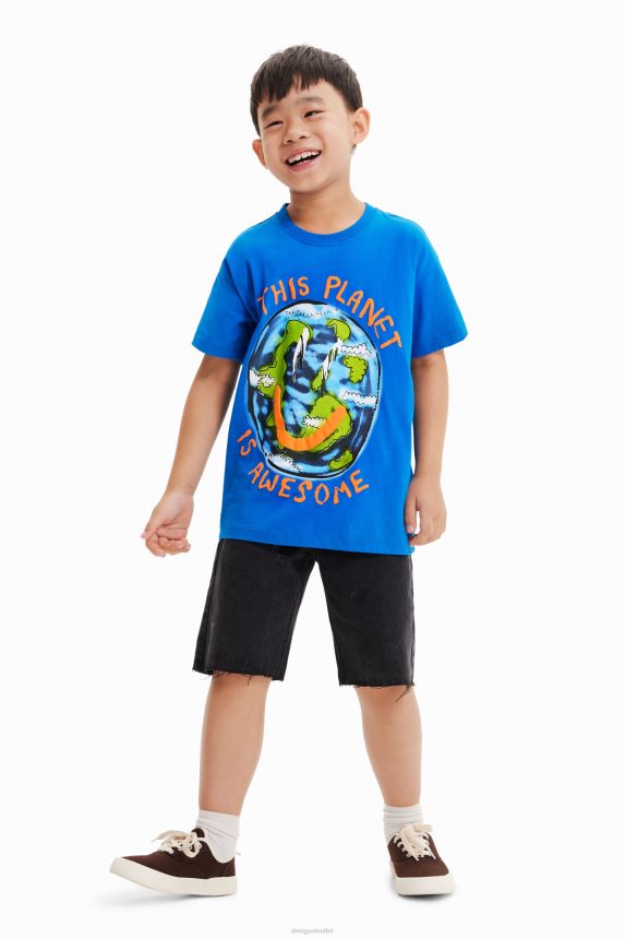 Boy DesigualOversize planet T-shirt Clothing 68X2401792