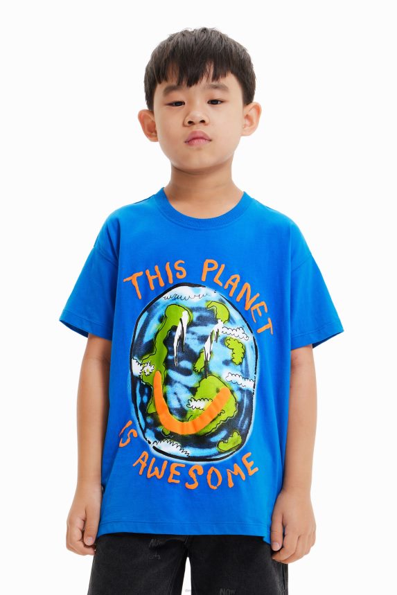 Boy DesigualOversize planet T-shirt Clothing 68X2401792