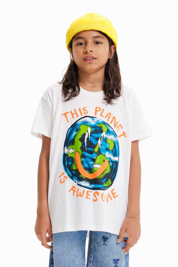 Boy DesigualOversize planet T-shirt Clothing 68X2401806