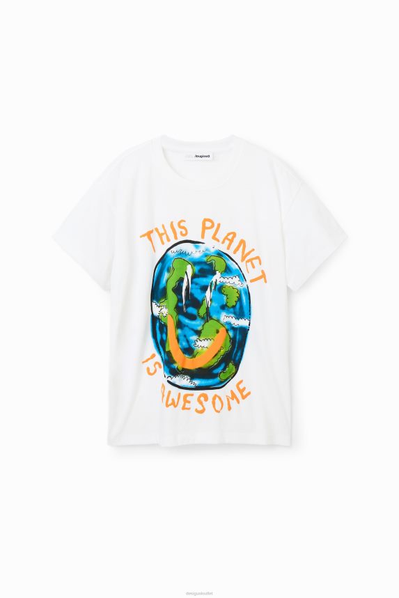 Boy DesigualOversize planet T-shirt Clothing 68X2401806