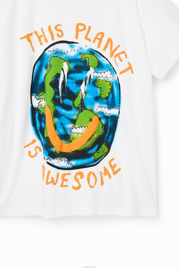 Boy DesigualOversize planet T-shirt Clothing 68X2401806