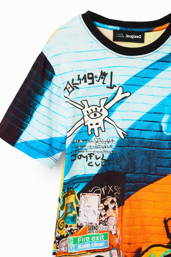 Boy DesigualPhotographic graffiti T-shirt Clothing 68X2401814