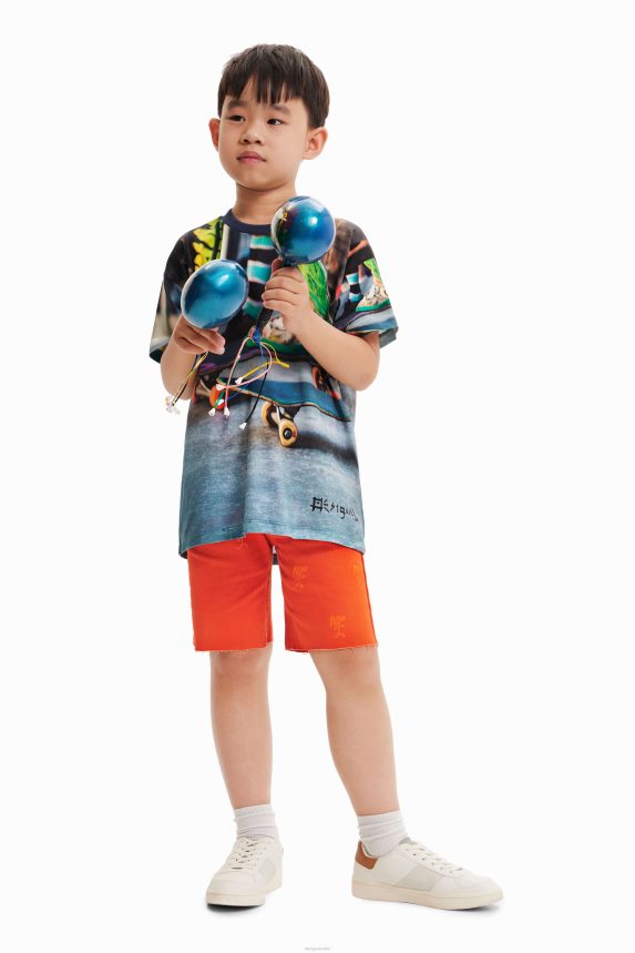 Boy DesigualPhotographic skate T-shirt Clothing 68X2401888