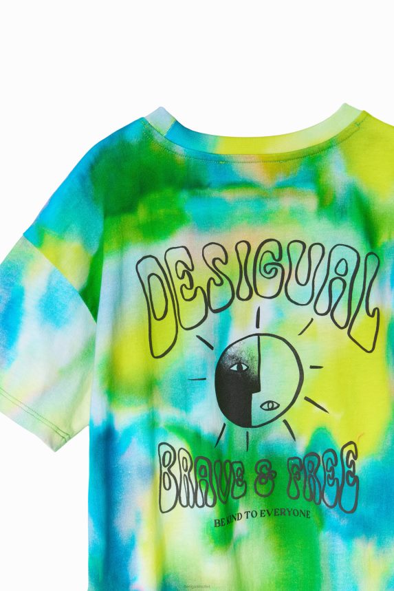 Boy DesigualWatercolour message T-shirt Clothing 68X2401720