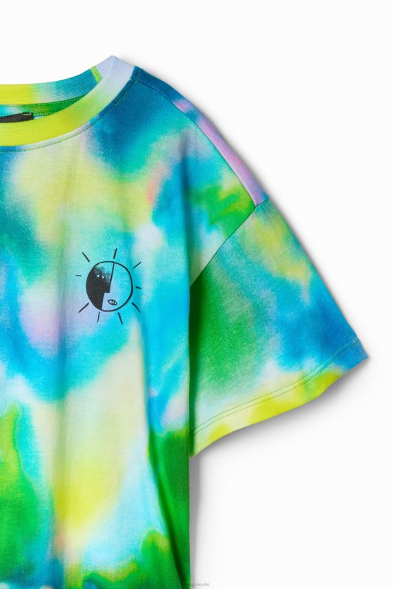 Boy DesigualWatercolour message T-shirt Clothing 68X2401720