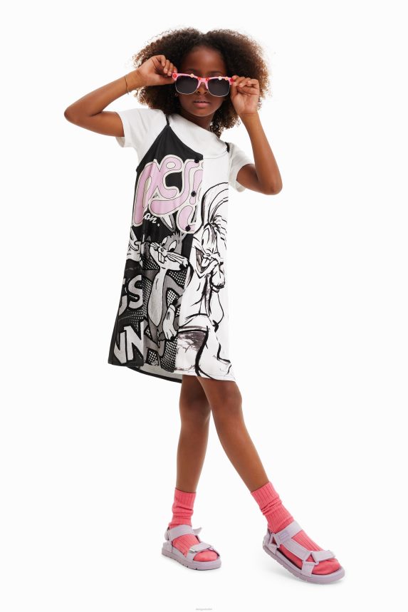 Girl DesigualBugs Bunny 2-in-1 Dress Clothing 68X2401862