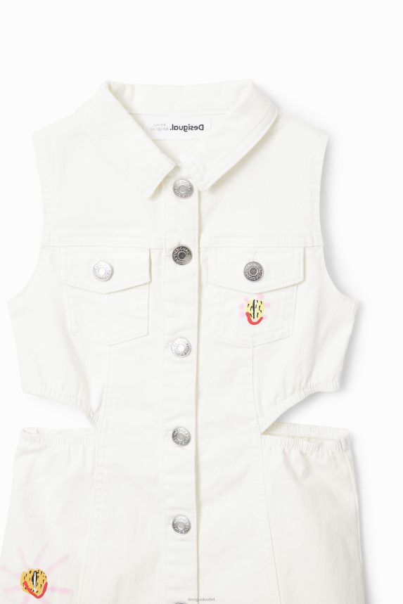 Girl DesigualDenim cut-out dress Clothing 68X2401893