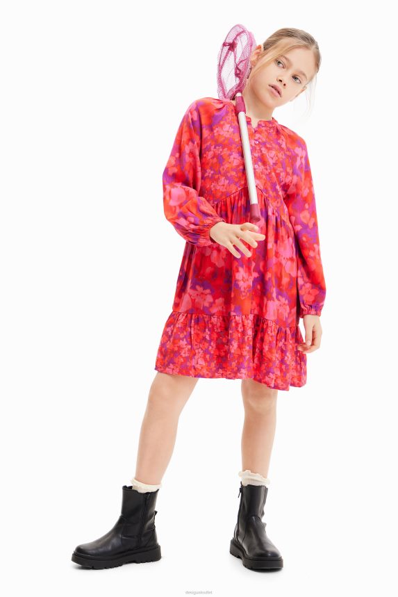 Girl DesigualFloral print dress Clothing 68X2401732