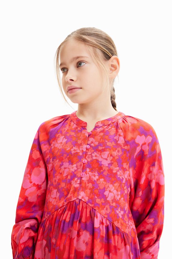 Girl DesigualFloral print dress Clothing 68X2401732