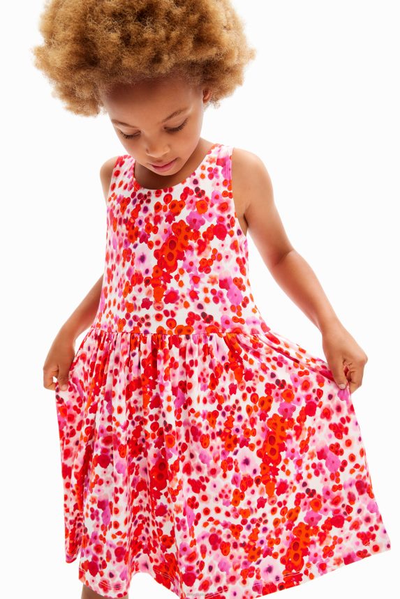 Girl DesigualFloral print dress Clothing 68X2401768