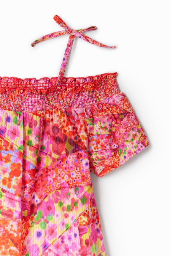 Girl DesigualFloral ruffle dress Clothing 68X2401728