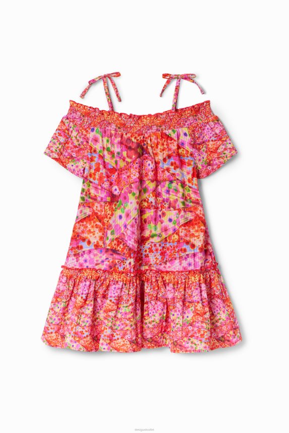 Girl DesigualFloral ruffle dress Clothing 68X2401728