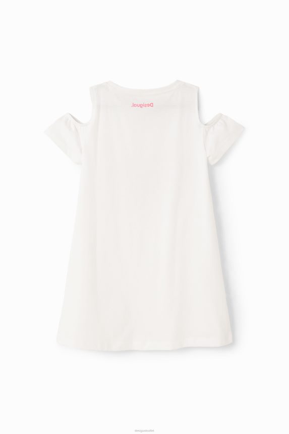 Girl DesigualHeart cut-out T-shirt dress Clothing 68X2401842