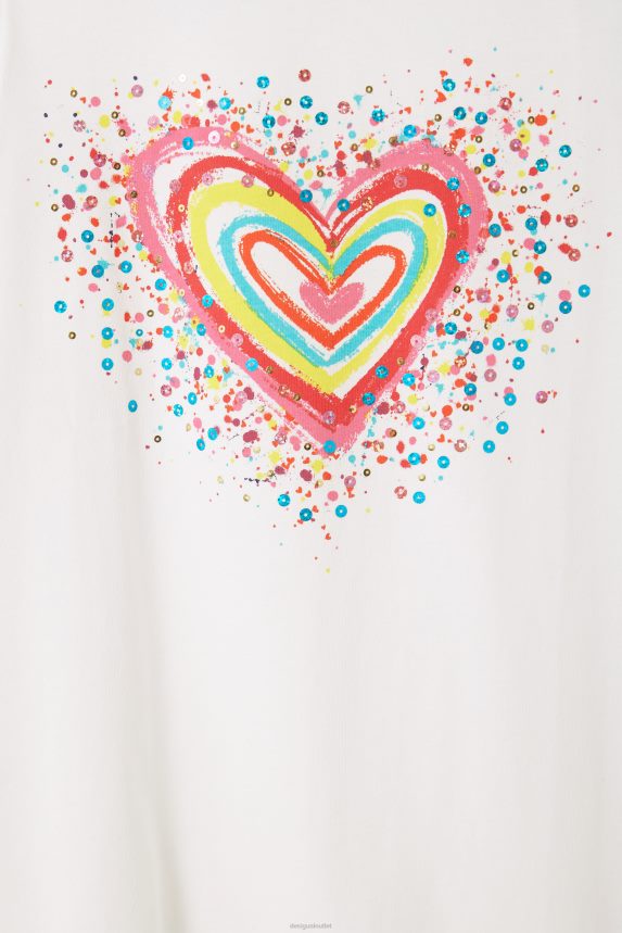 Girl DesigualHeart cut-out T-shirt dress Clothing 68X2401842