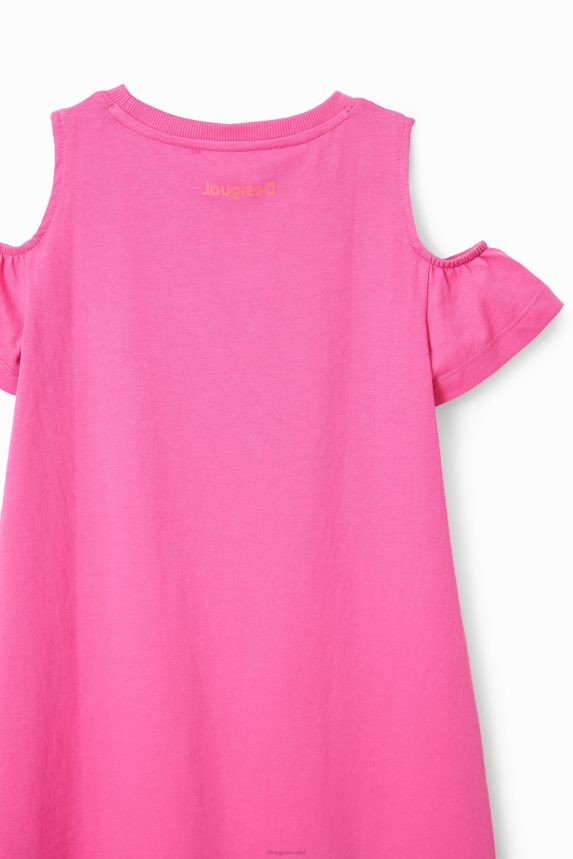 Girl DesigualHeart cut-out T-shirt dress Clothing 68X2401846