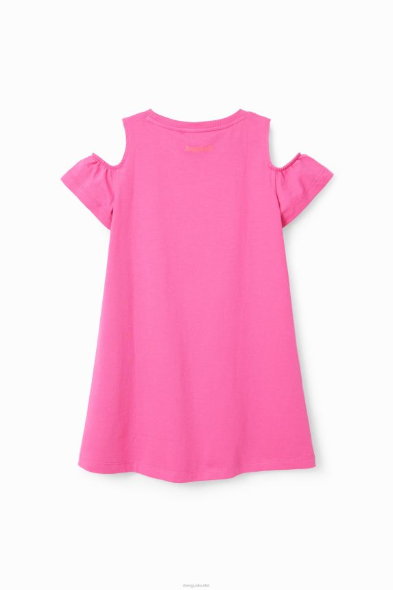 Girl DesigualHeart cut-out T-shirt dress Clothing 68X2401846