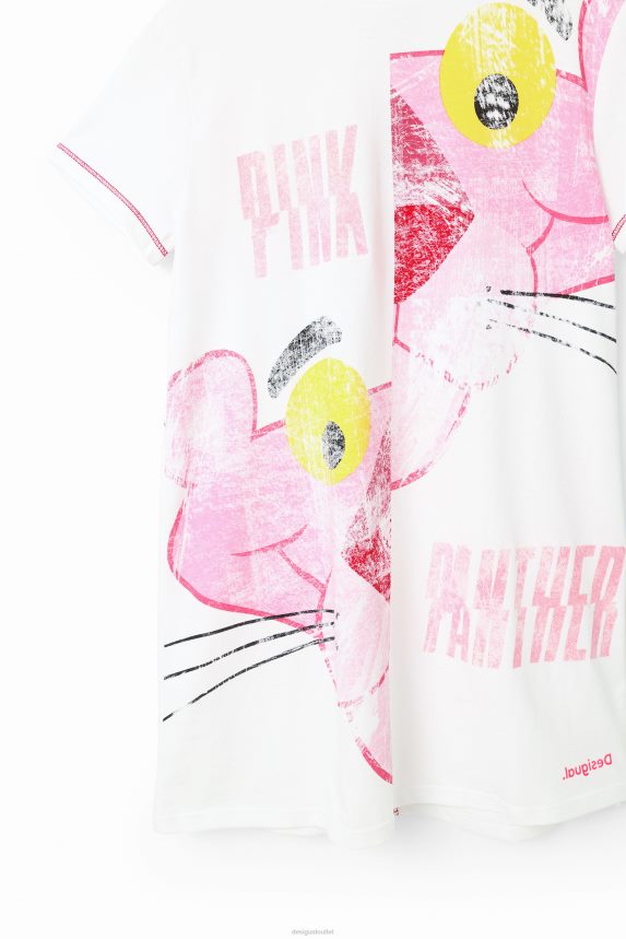 Girl DesigualPink Panther T-shirt dress Clothing 68X2401827