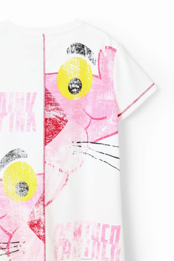 Girl DesigualPink Panther T-shirt dress Clothing 68X2401827