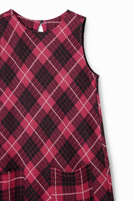 Girl DesigualPlaid pinafore dress Clothing 68X2401742