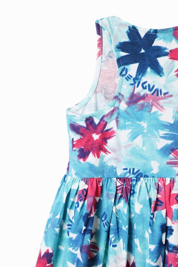 Girl DesigualShort watercolour floral dress Clothing 68X2401817