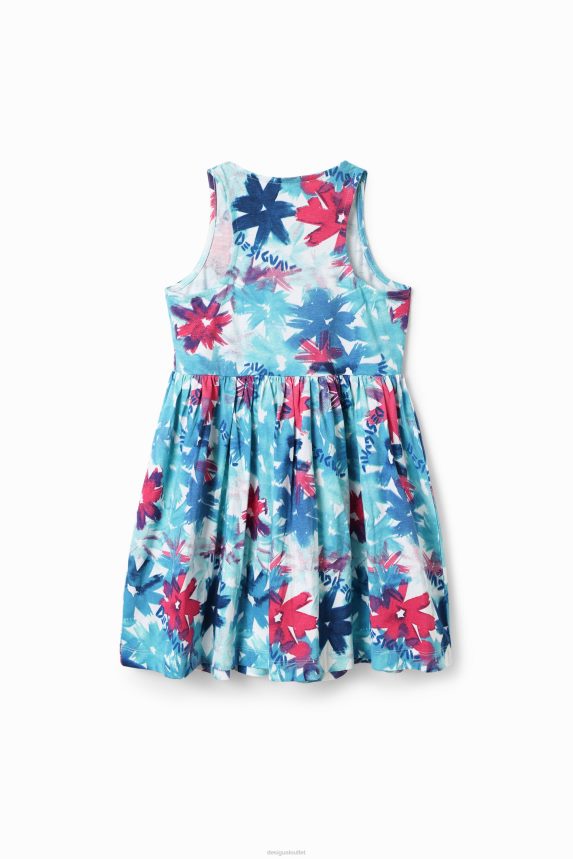 Girl DesigualShort watercolour floral dress Clothing 68X2401817