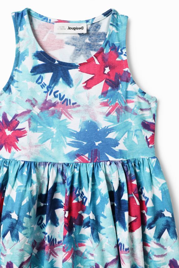 Girl DesigualShort watercolour floral dress Clothing 68X2401817