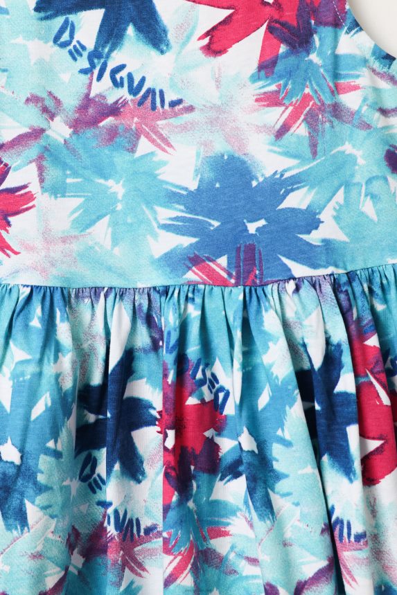 Girl DesigualShort watercolour floral dress Clothing 68X2401817