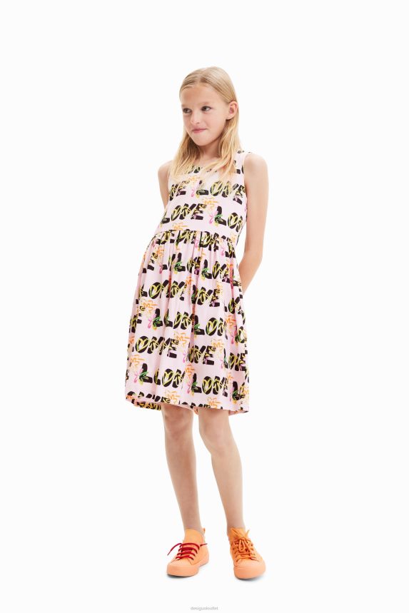 Girl DesigualSleeveless Love dress Clothing 68X2401789