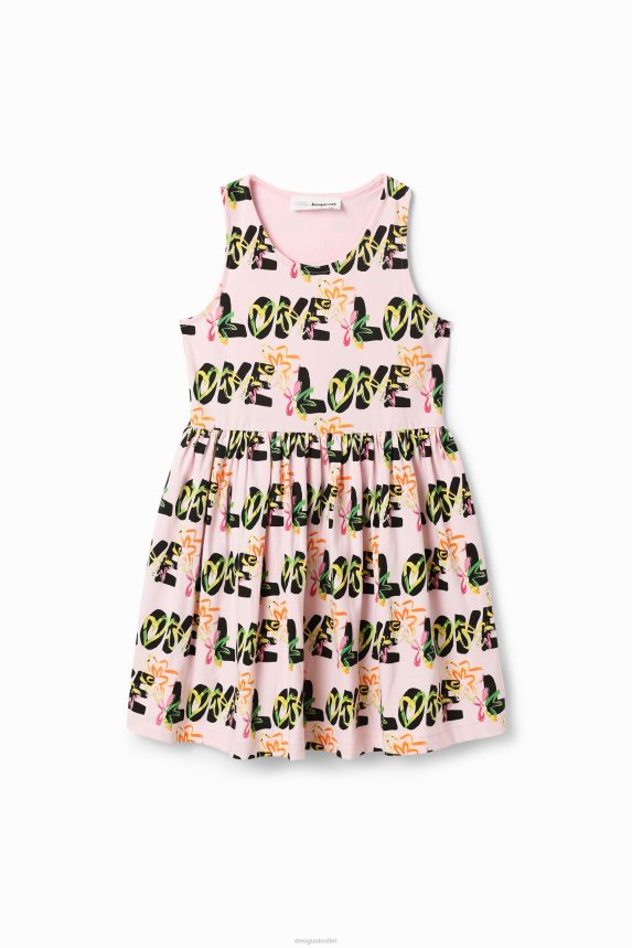 Girl DesigualSleeveless Love dress Clothing 68X2401789