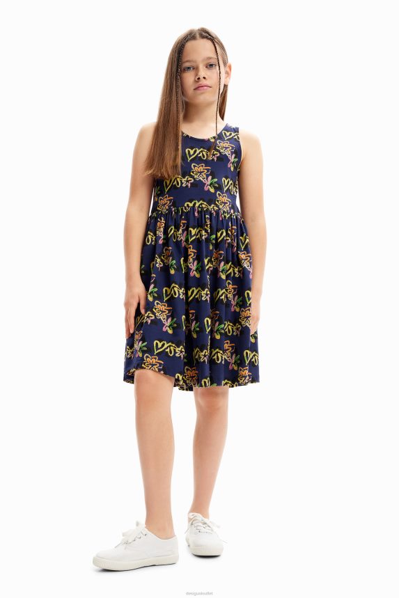 Girl DesigualSleeveless Love dress Clothing 68X2401818